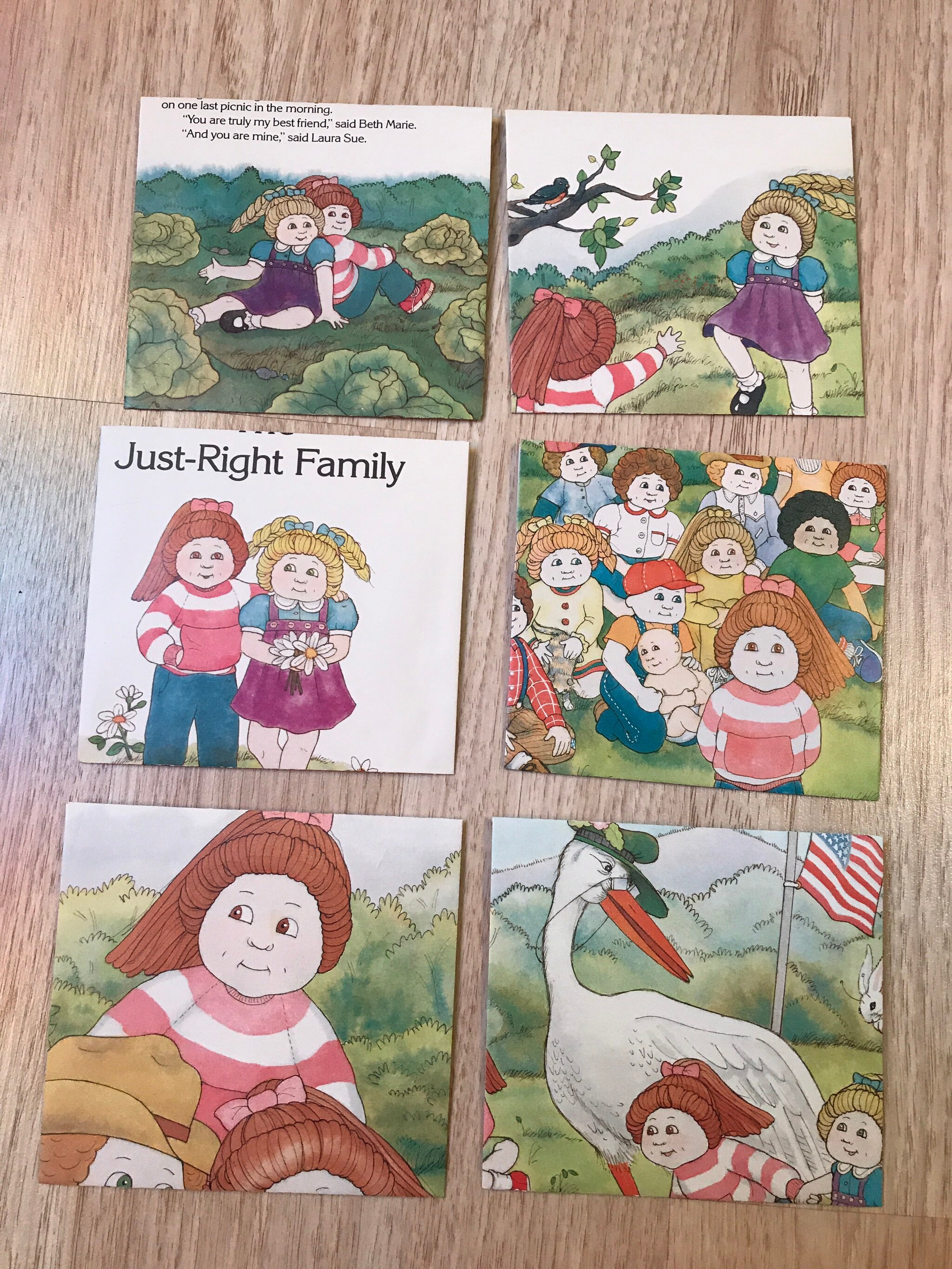 Cabbage Patch Kids estacionario conjunto de 10 tarjetas y Etsy