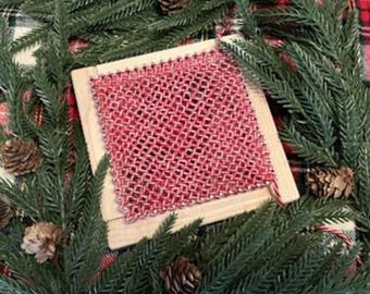 4" Square Pin Weaving Loom