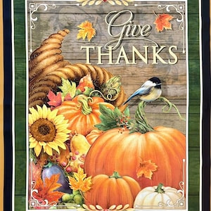 Always Give Thanks by QTfabrics