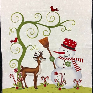 Reindeer Magic by Mary Jane Carey of Holly Hill Quilt Designs Panel