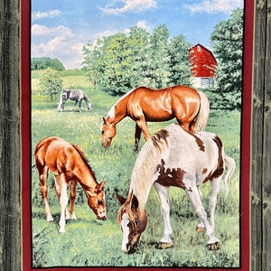 Valley Crest Horse Wallhanging by SpringsCreative
