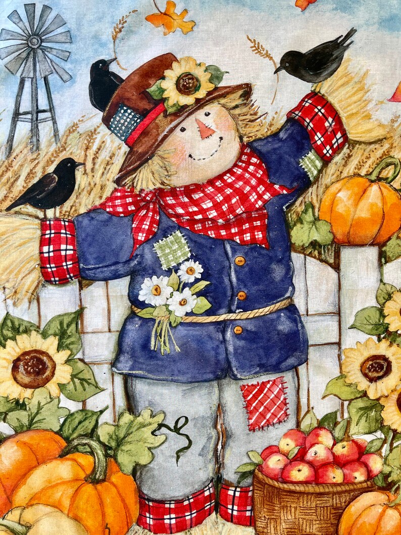 Scarecrow Panel by Springscreative Etsy