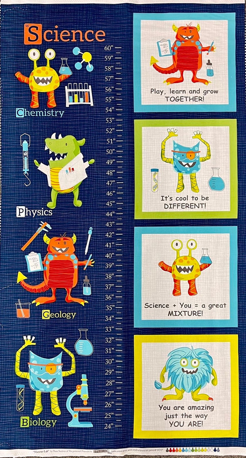 Monster Lab Growth Chart Panel by Studioe - Etsy