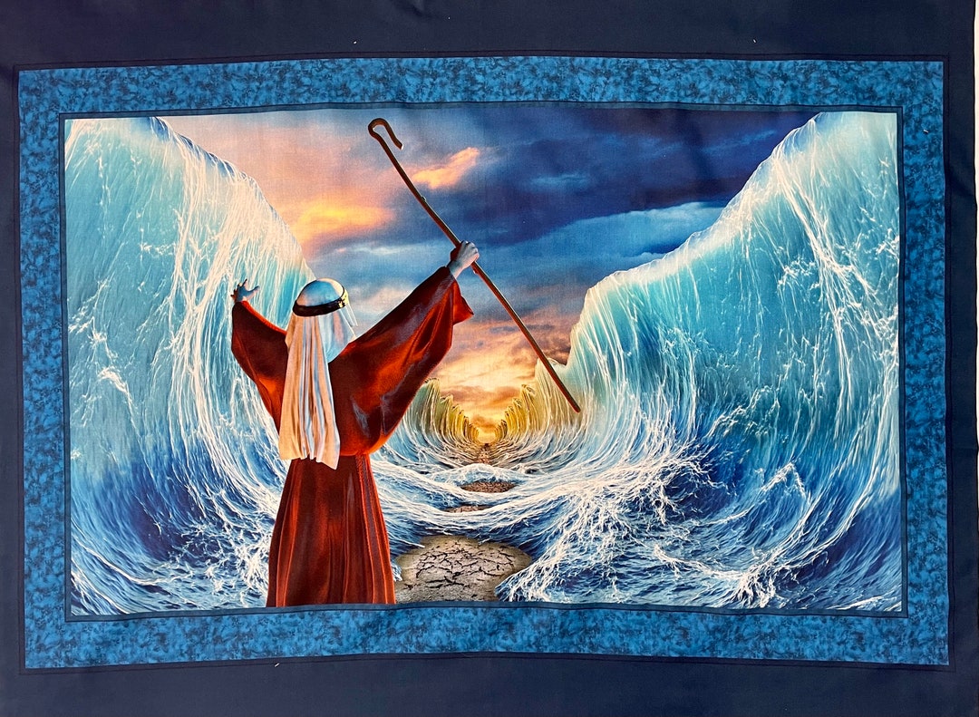 Moses Parts the Sea by MDG - Etsy