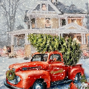 Christmas Time Truck by Riley Blake