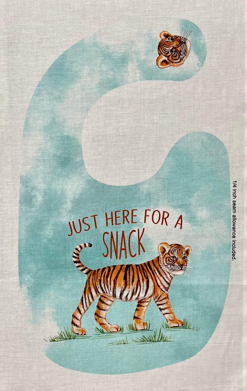 Baby Safari Growth Chart and Bibs Panel by Northcott Etsy