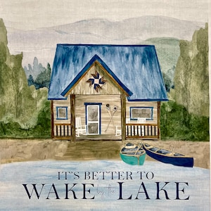 Wake Lake Large Panel by RileyBlake