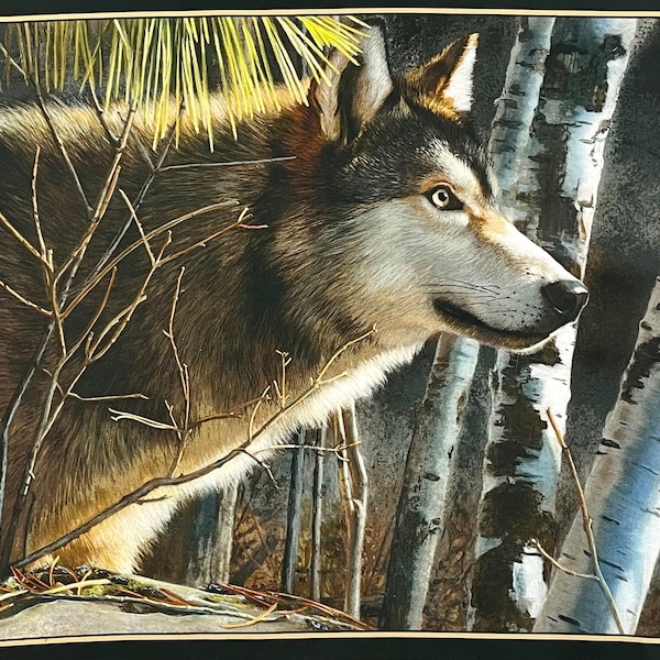 Majestic Wolves byQt Fabrics