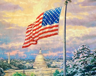 American Pride Panel by Thomas Kinkade