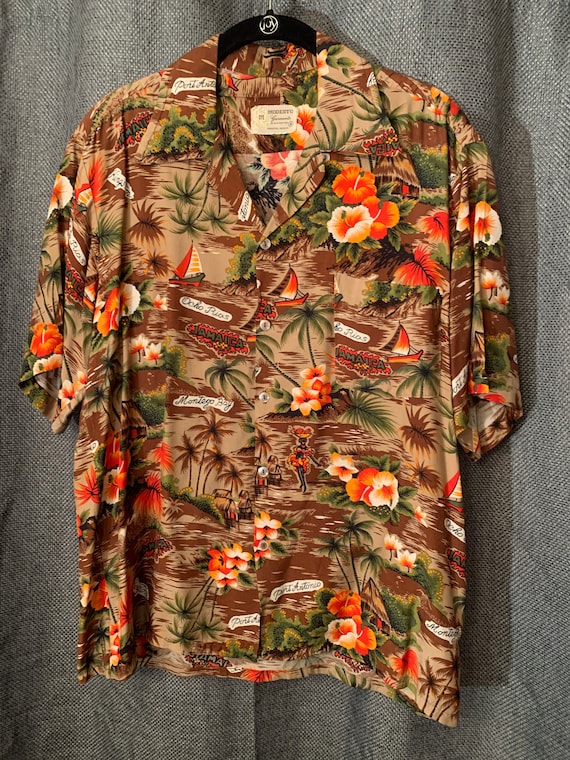 Vintage 1950’s Men’s Hawaiian/ Jamaican Shirt