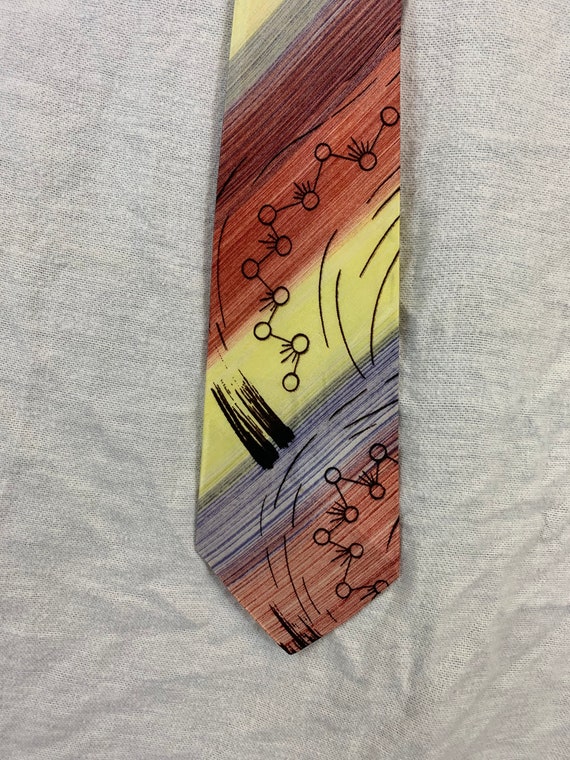 1940’s Hand Painted Necktie