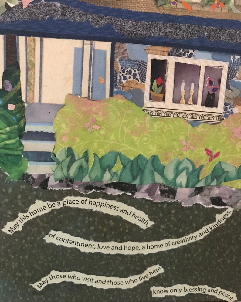 Custom Jewish House Blessing Wall Art Etsy