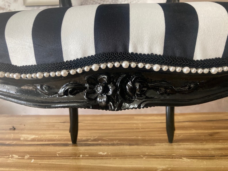 Eclectic Vintage Accent Chair. Audrey Hepburn Side Chair Etsy