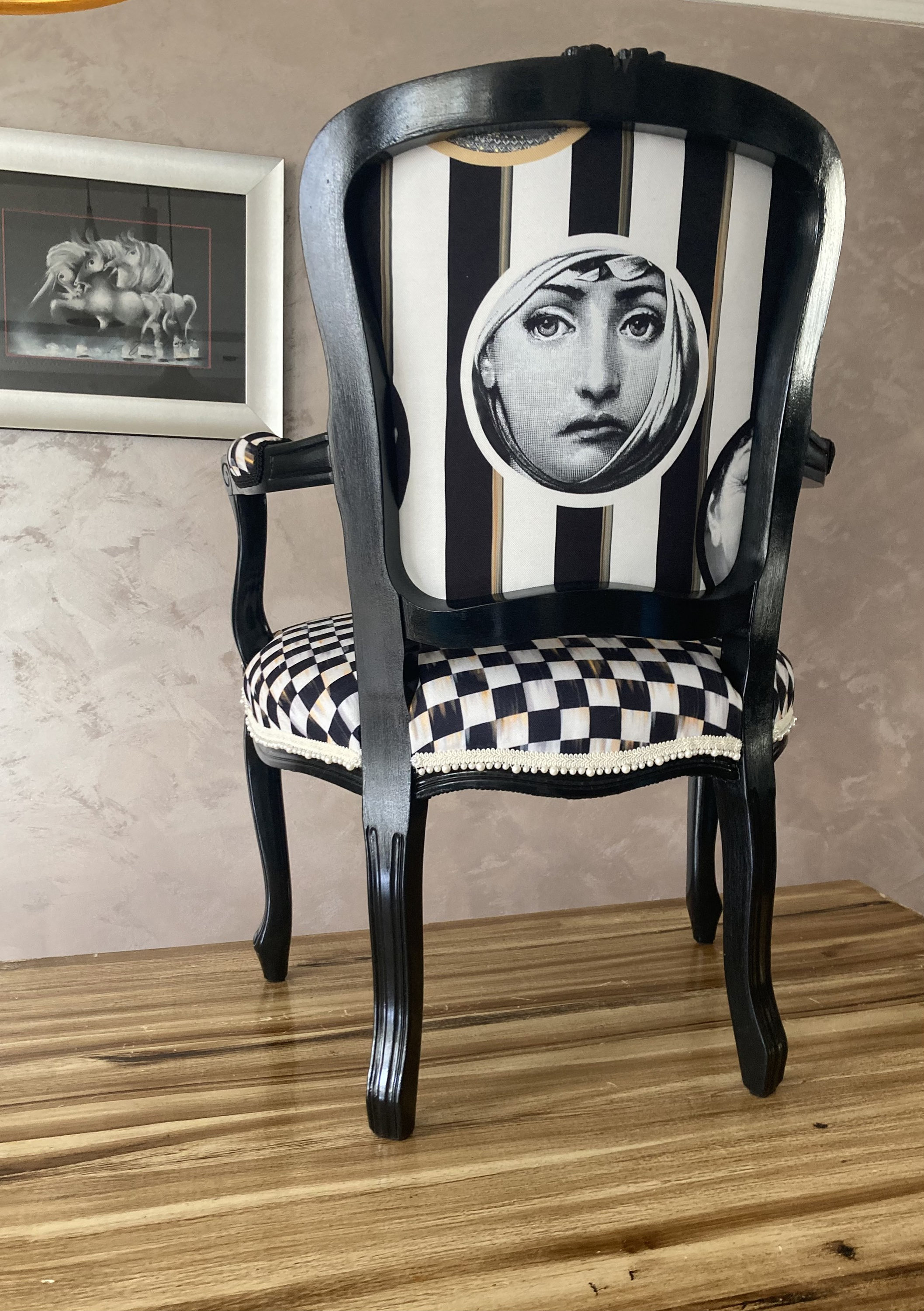 Whimsical Side Chair. Vintage Accent Chair.. Franch Louis XV Etsy