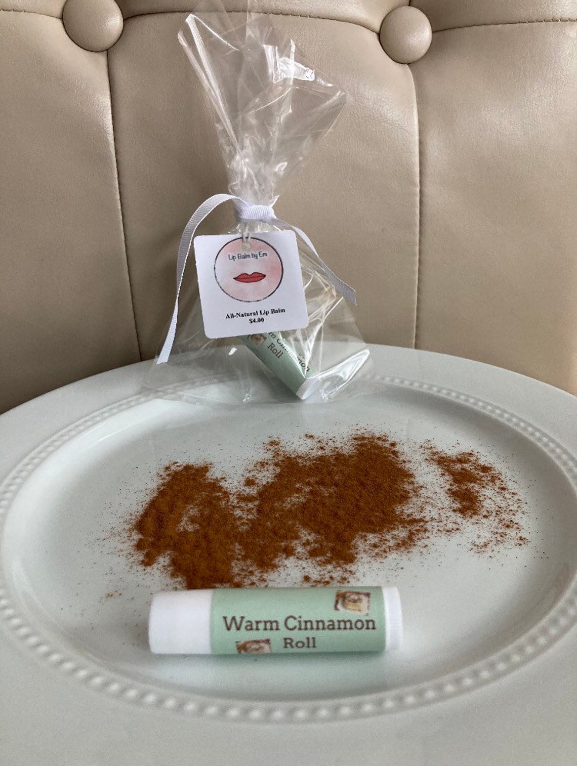 Warm Cinnamon Roll Lip Balm Etsy