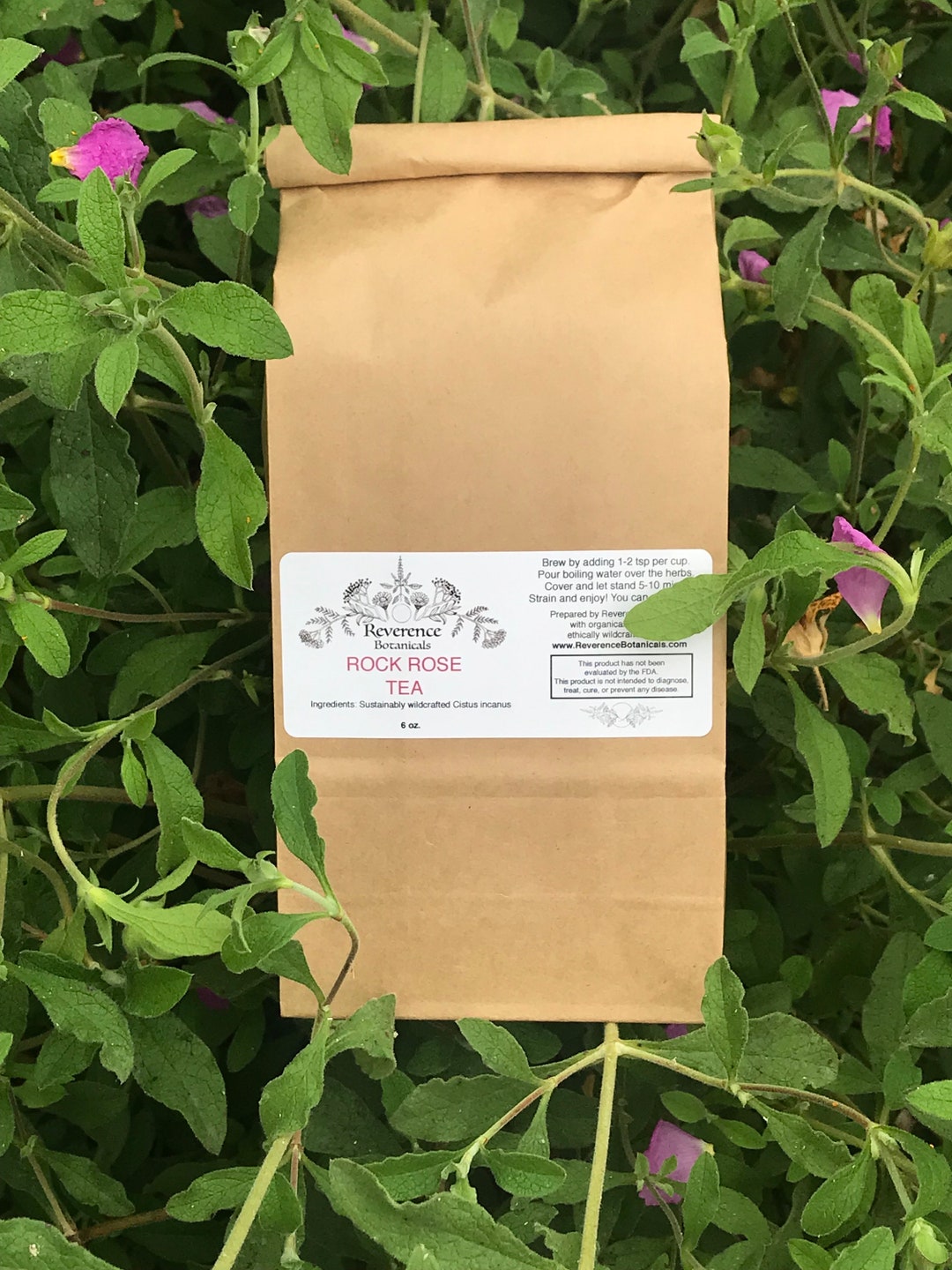 Cistus Tea, Rock Rose Tea, Cistus Incanus Tea, Pink Rock Rose, Herbal