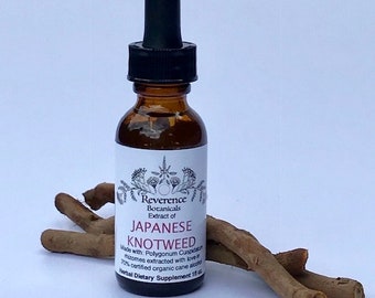 Japanische Knöterich-Tinktur, Süßer Wurzelextrakt aus dem Japanischen Knöterich, Resveratrol-Kraut