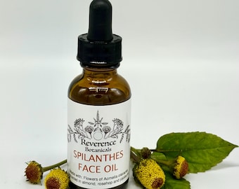 Aceite facial de Spilanthes, Cuidado de la piel madura, Aceite de paracress, Aceite de Spilanthes, Cuidado del cutis, Cuidado orgánico de la piel