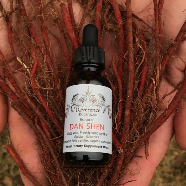 Dan Shen tincture, Dan Shen extract, Red Sage, Salvia miltiorrhiza