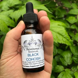 Black Cohosh extract, Fresh Black cohosh tincture, Fresh root tincture, Actaea racemosa