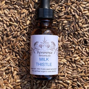 Milk Thistle extract, Milk thistle tincture, Liver support, Detox herb