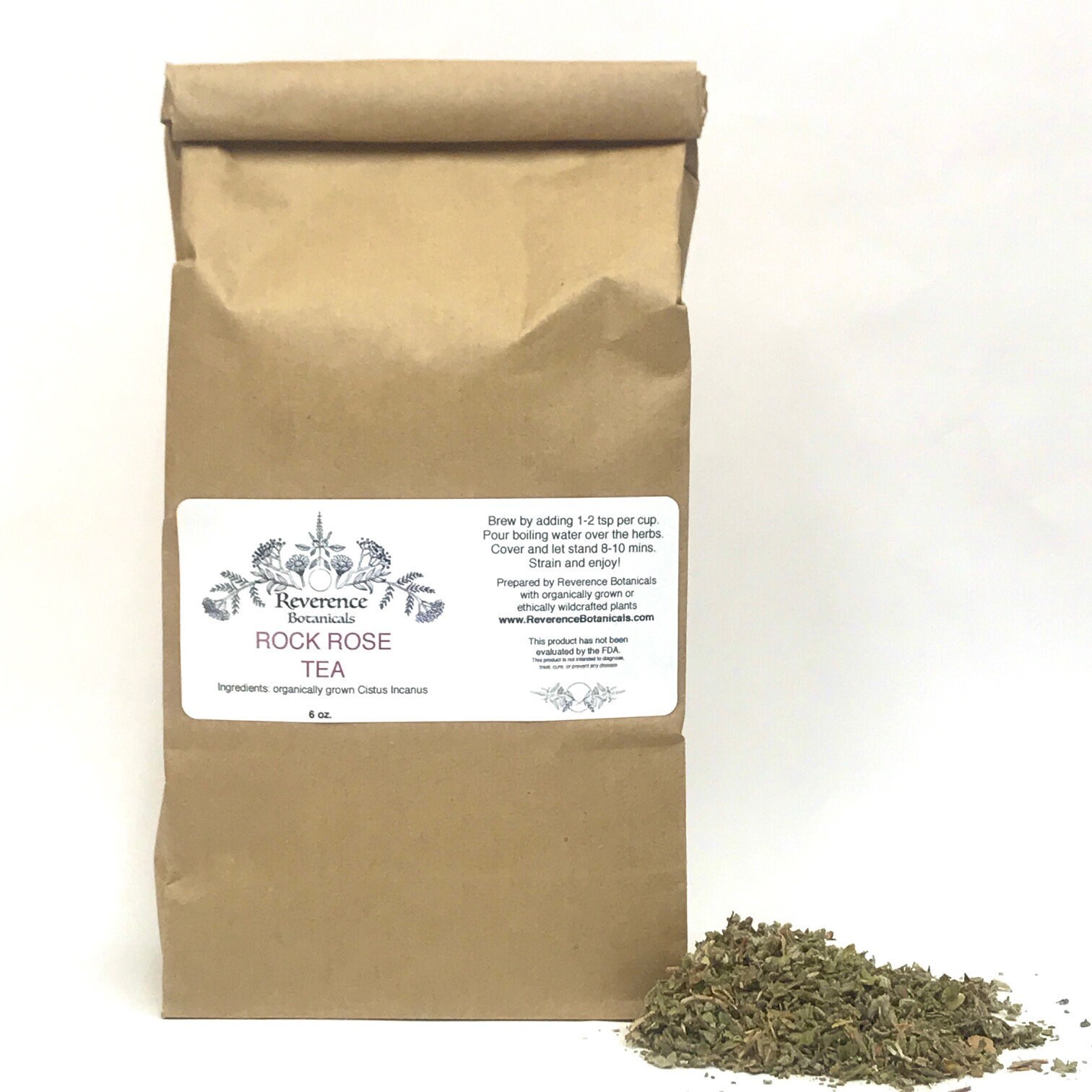Rock Rose tea Cistus Incanus tea Organic rock rose tea 6 oz Etsy