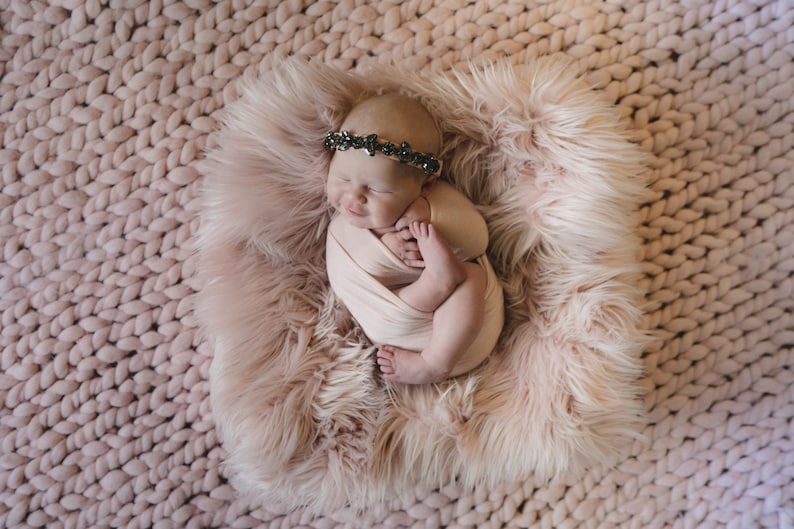 Flower Girl Headband Baby Headband Rhinestone Headband Baby Girl Headband Baby Girl Headband Bridal Headband Newborn Headband