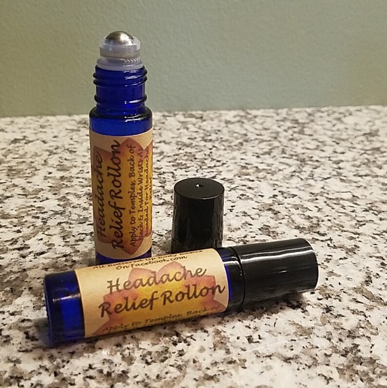 Headache Relief Roller Bottle Etsy