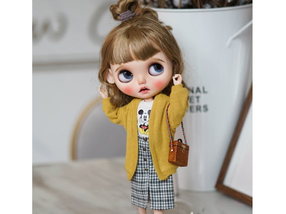 Blythe Sweater, Blythe Clothes, Blythe Clothing, Blythe Outfit, Blythe Crochet, Blythe Knitted Sweater, Blythe Cardigan