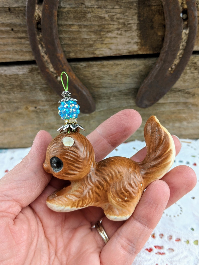 Vintage Squirrel Salt or Pepper Shaker Christmas Tree Ornament