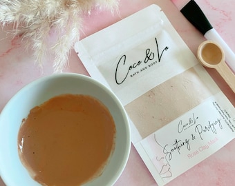 Soothing Australian Pink Clay & Rose | Powdered Clay Face Mask