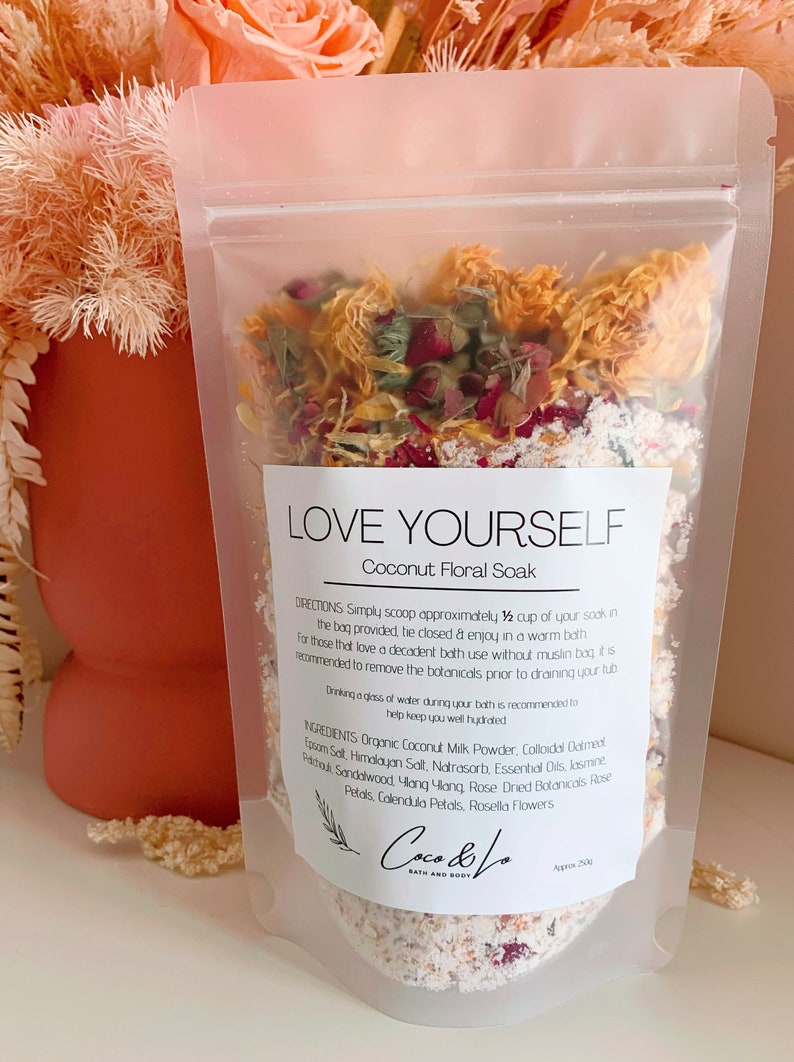 Natural Bath Soaks Love Yourself-Floral