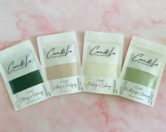 Natural Clay Face Masks | Australian Clay Mask | Pink, Green, Charcoal | Detox & Glow Skin Care