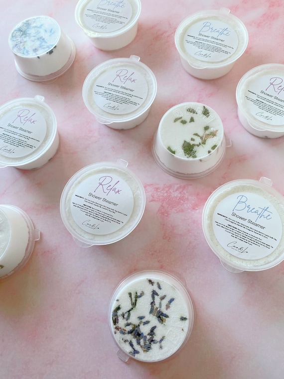 Shower Steamers | Essential Oil Shower Tablets | Relax, Calm & Uplift | Self Care Gift