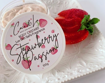 Strawberry Passion Body Custard