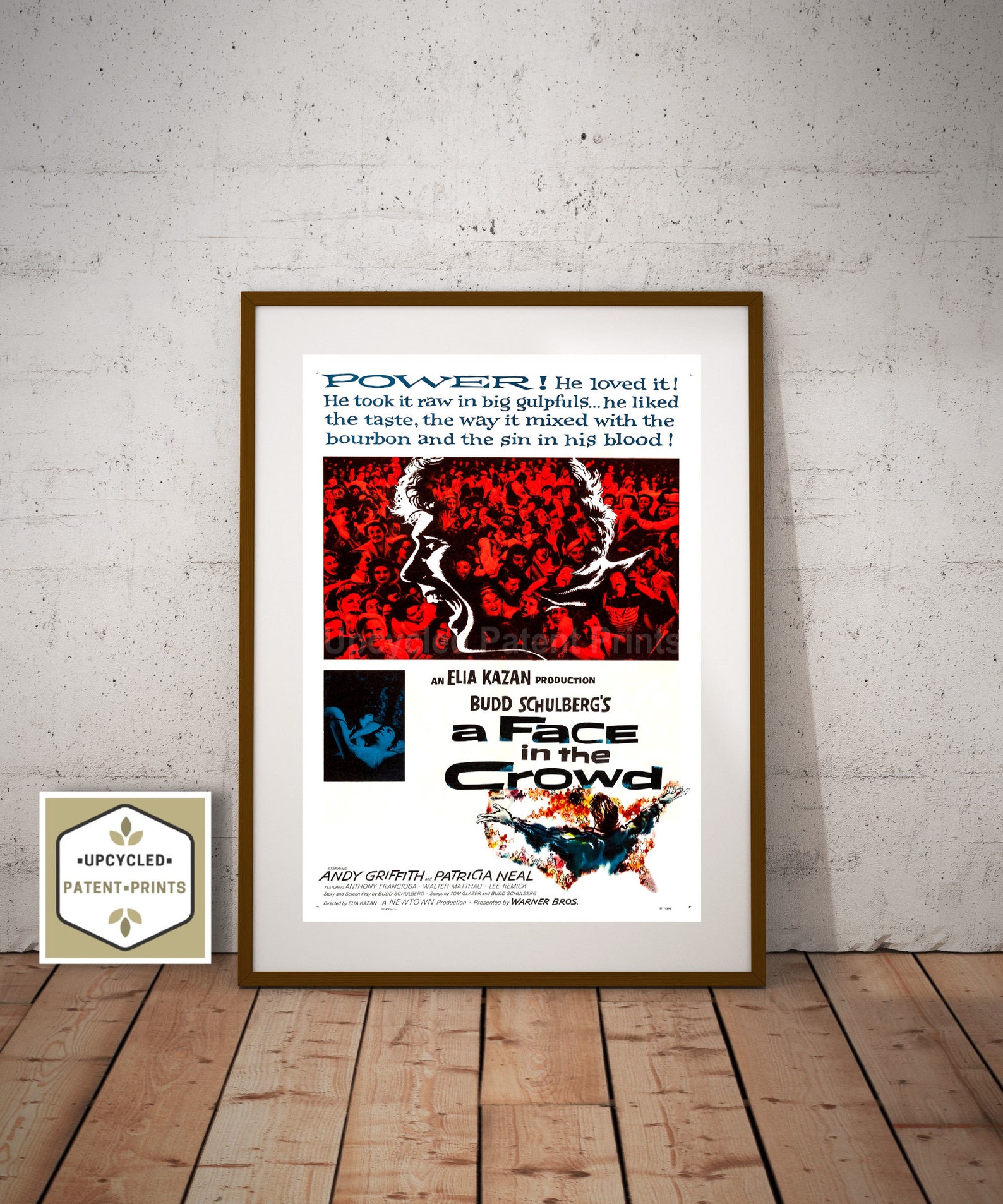 A Face In The Crowd 1957 Movie Poster Print Digital Download Etsy