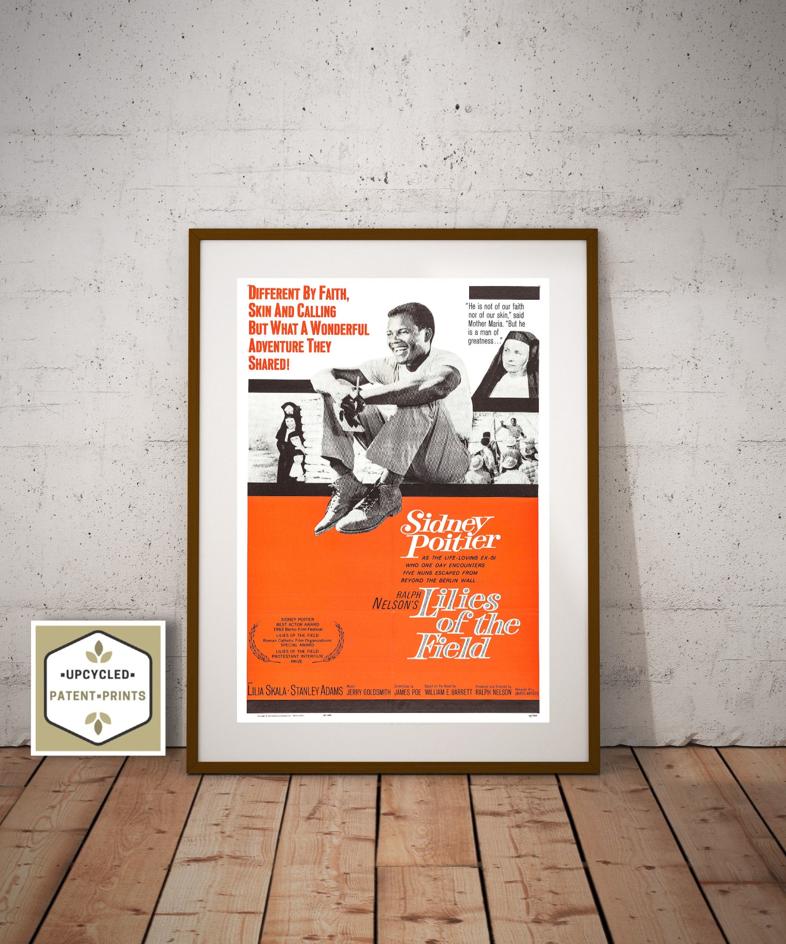 Lilies Of The Fields Movie Poster Print Digital Download Etsy