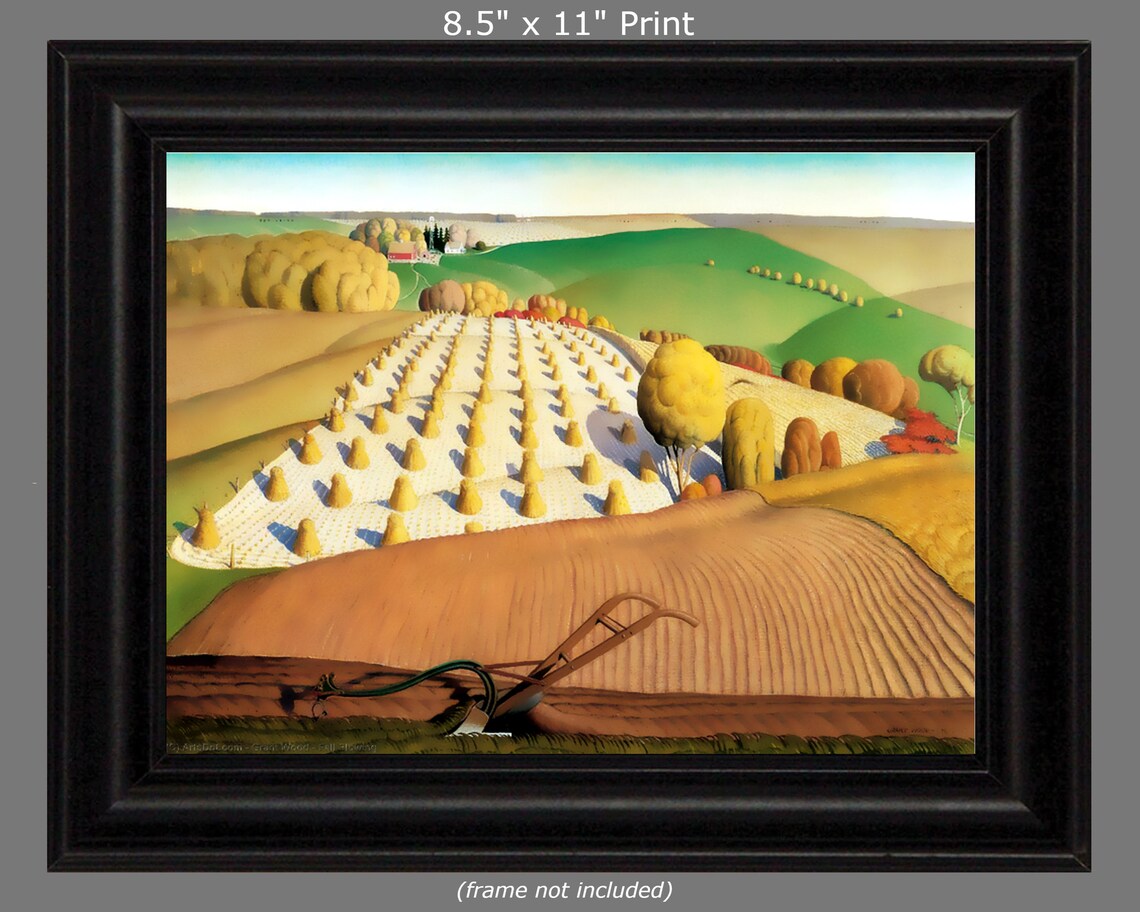 Грант вуд fall plowing