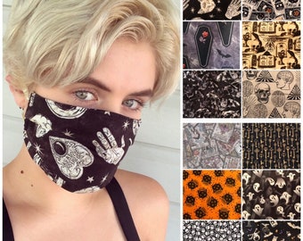 Halloween Face Mask Etsy