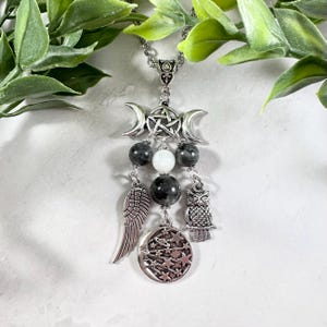 Nyx Halskette, Griechische Göttin der Nacht, Schmuck der griechischen Mythologie, Hellenic