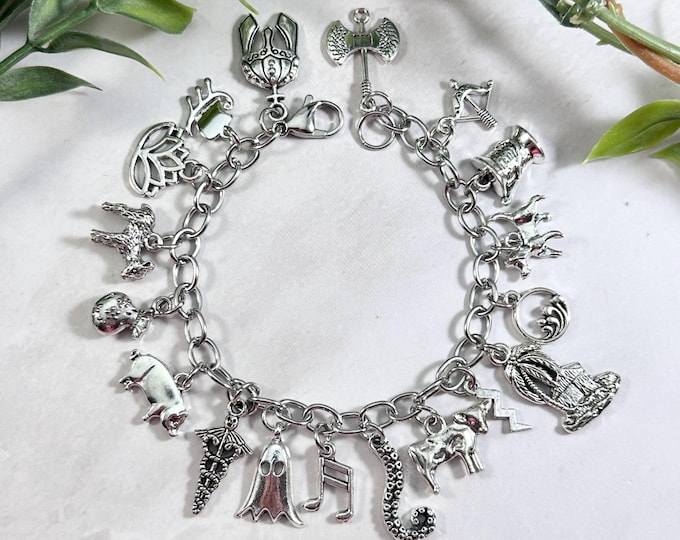 The Odyssey Charm Bracelet - Greek Mythology Jewelry, Odysseus, Homer