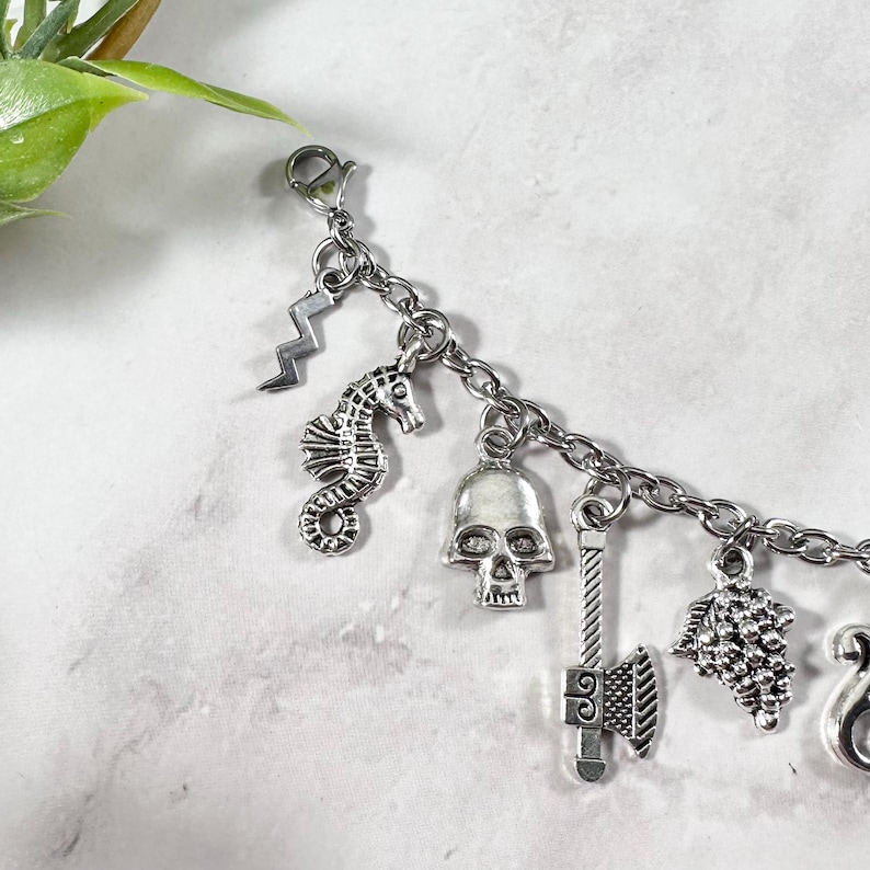 Greek Mythology Charm Bracelet: Olympian Gods & Goddesses Jewelry image 3