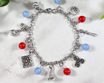 Merlijn-bedelarmband - Arthurian Legends, King Arthur, Camelot