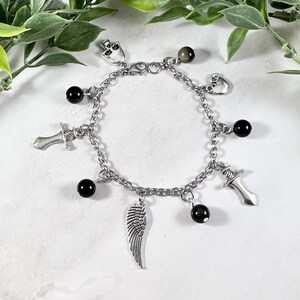 Eris Charm Bracelet, Greek Mythology Jewelry, Greek Goddess of Strife and Discord, Hellenic