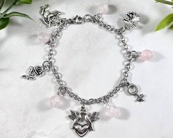 Venus Charm Bracelet, Roman Goddess of Love and Beauty, Roman Mythology
