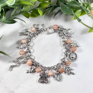 Ultimate Apollo Charm Bracelet - Apollon, Greek Mythology Jewelry, Greek God, Myth, Hellenic, Sunstone, Gift