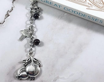Persephone Bookmark, Greek Goddess, Greek Mythology, Queen of the Underworld, Metal Bookmark, Book Accessory, Hellenic