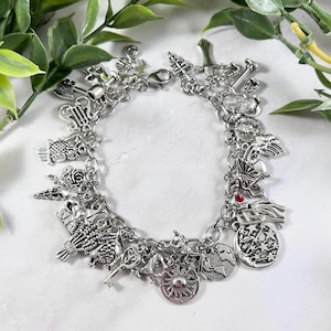 Greek Pantheon Charm Bracelet - Greek Gods, Greek Mythology, Deity, Hellenic