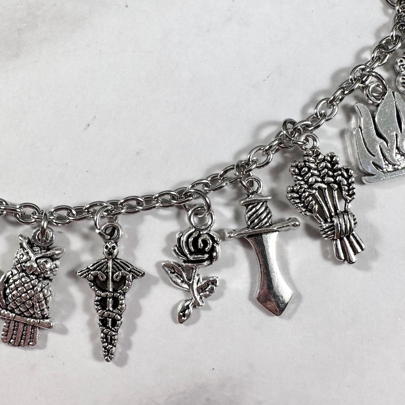 Greek Mythology Charm Bracelet: Olympian Gods & Goddesses Jewelry image 6