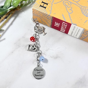 Odysseus and Penelope Bookmark, The Odyssey, Greek Mythology, Homer